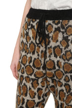 Load image into Gallery viewer, Animalier knitted trousers
