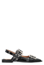 Load image into Gallery viewer, Feminine Buckle eco-leather slingback
