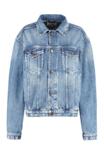 Load image into Gallery viewer, Bleach wash denim jacket
