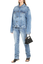 Load image into Gallery viewer, Bleach wash denim jacket
