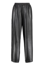 Load image into Gallery viewer, Faux leather wide leg trousers
