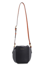 Load image into Gallery viewer, Gusset leather bucket bag
