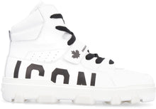 Load image into Gallery viewer, Icon Basket leather high-top sneakers

