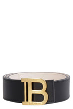 Load image into Gallery viewer, Logo buckle leather belt
