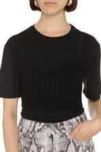 Load image into Gallery viewer, Ribbed knit crop top
