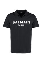 Load image into Gallery viewer, Logo print cotton polo shirt
