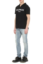 Load image into Gallery viewer, Logo print cotton polo shirt
