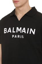 Load image into Gallery viewer, Logo print cotton polo shirt
